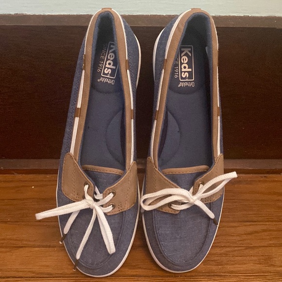 Keds Chambray Boat shoes - Picture 1 of 4